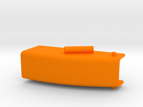 Auswurfkamin 25mm breit  in Orange Processed Versatile Plastic