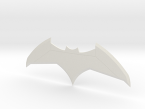 Justice League Batarang in White Natural Versatile Plastic