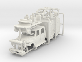 1/64 Terrastar 4 door/crew cab Medium Duty Rescue in White Natural Versatile Plastic