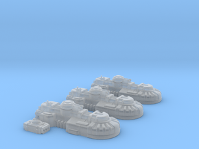 1/270 Rebel T1A Tanks (3) in Tan Fine Detail Plastic