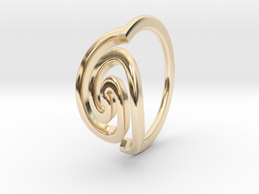 Spiral Ring, Size 4.5 in 14K Yellow Gold