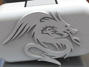 Phantom 1.5 Door - Dragon in White Natural Versatile Plastic