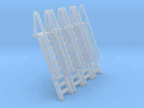 N Scale Ladder 9 (4pc) in Tan Fine Detail Plastic