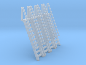 N Scale Ladder 10 (4pc) in Tan Fine Detail Plastic