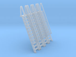 N Scale Ladder 12 (4pc) in Tan Fine Detail Plastic
