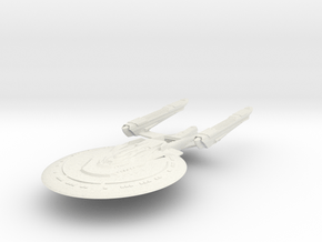 Ohio Class  BattleCruiser in White Natural Versatile Plastic