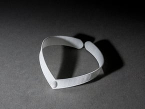 Tiara Bracelet in White Natural Versatile Plastic