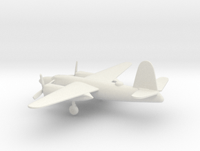 Martin B-26B-55 Marauder in White Natural Versatile Plastic: 6mm