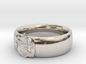 Ravenclaw Pride Ring in Rhodium Plated Brass: 7 / 54