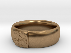Hufflepuff Pride Ring in Natural Brass: 7 / 54