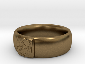 Hufflepuff Pride Ring in Natural Bronze: 7 / 54