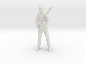 Guitar player with glasses in White Natural Versatile Plastic