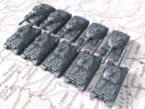 1/700 Czech TVP VTU Koncept Medium Tank x10 in Tan Fine Detail Plastic
