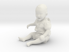 Scanned 7 month old Baby boy_6CM High in White Natural Versatile Plastic