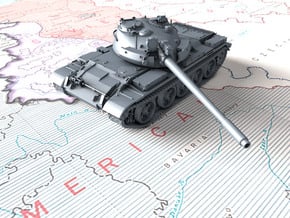 1/144 Russian T-55M1 Main Battle Tank in Tan Fine Detail Plastic