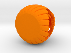 Desk O Lantern in Orange Processed Versatile Plastic