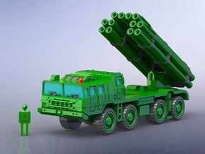Chinese PHL03 300mm MLRS 1/144 in Smooth Fine Detail Plastic