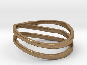 Wave ring in Natural Brass: 9 / 59
