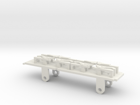 Furness D1, E1 & Cambrian SPC Tender - EM Chassis in White Natural Versatile Plastic