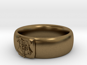 Hogwarts School Ring in Natural Bronze: 7 / 54