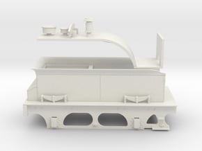 7mm - Furness D1 & E1 Tender in White Natural Versatile Plastic