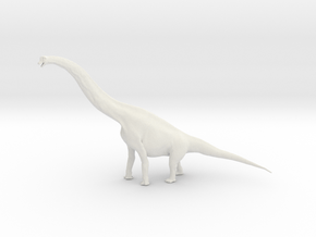 Brachiosaurus in White Natural Versatile Plastic: 1:72