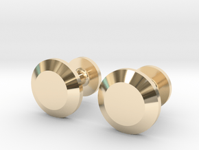 Milnerfield Faraday Cufflinks - Pair in 14k Gold Plated Brass