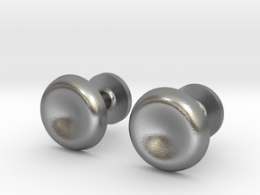 Milnerfield Turing Cufflinks - Pair in Natural Silver