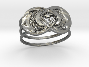 gold ring in Polished Silver