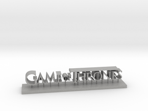 Logo game of thrones in Aluminum