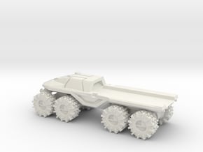 All-Terrain Vehicle closed cab with open cargo bed in White Natural Versatile Plastic
