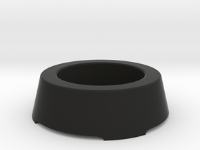 EMPI VDM steering wheel hub cap in Black Natural Versatile Plastic