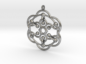YyG6 Pendant in Natural Silver
