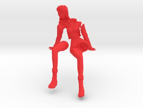 1/12 Misato Sitting in Red Processed Versatile Plastic