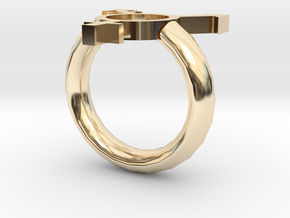 Trans Pride Ring in 14K Yellow Gold: 7 / 54
