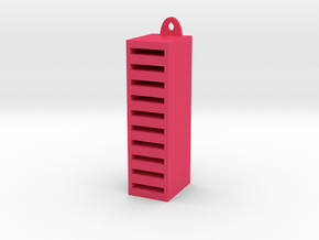 SD Card Holder in Pink Processed Versatile Plastic