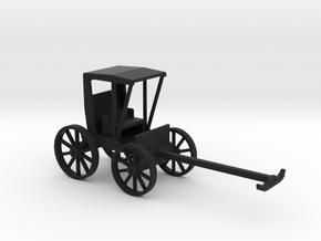 Buggy Single Seat Covered in Black Natural Versatile Plastic: 1:64 - S