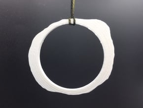 Total Eclipse Pendant in White Processed Versatile Plastic