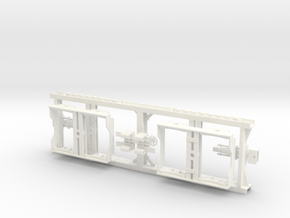 S1-114   5,5m-Rollwagen Spur 1e in White Processed Versatile Plastic