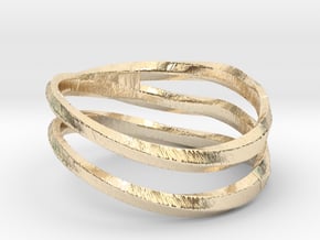 pentatwist waves ring in 14K Yellow Gold: 5.5 / 50.25