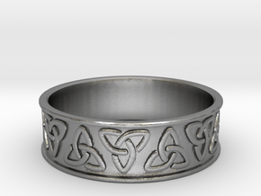 The Ancient Celtic Ring in Natural Silver