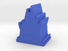 Game Piece, Crystal Fortress in Blue Processed Versatile Plastic