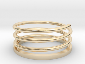 Spiral Ring in 14K Yellow Gold: 5.5 / 50.25