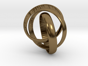 ringception in Polished Bronze (Interlocking Parts): 5.5 / 50.25