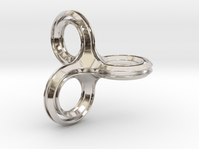 Topmod Knot Pendant in Platinum