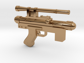 Star Wars Blaster Pistol SE-14C 1:6 Scale  in Polished Brass