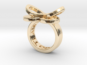 AMOURARMOR petite in 14k gold plated in 14k Gold Plated Brass: 3.5 / 45.25