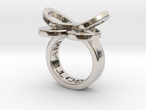 AMOURARMOR petite in rhodium plated in Rhodium Plated Brass: 3 / 44