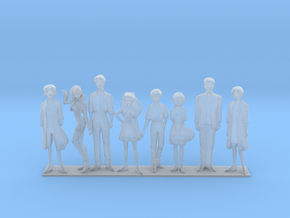 1/43 NERV Team Families and Friends in Smooth Fine Detail Plastic