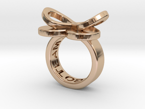 AMOURARMOR petite in 14k rose gold plated in 14k Rose Gold Plated Brass: 3 / 44